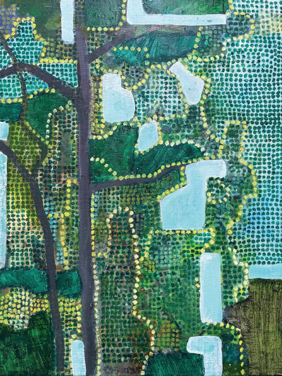 Wang Jieyin 王劼音, Sunlit Silhouettes 4《夏日樹影(四)》, 2025