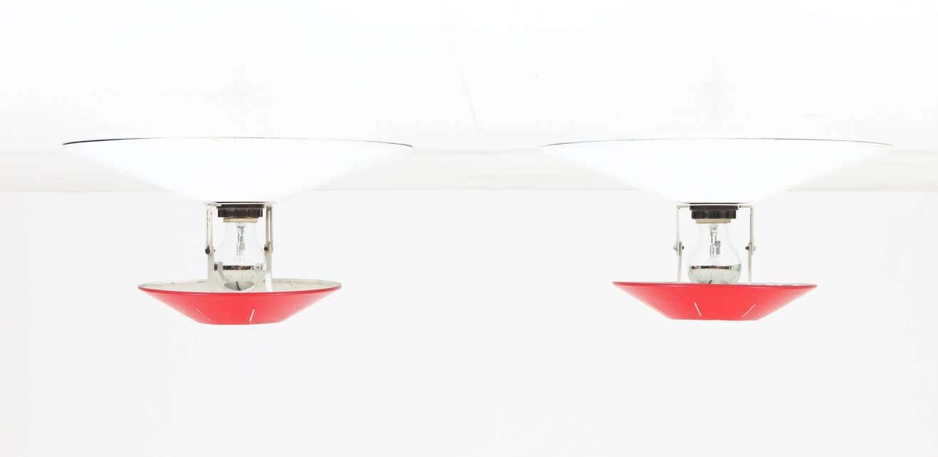 Louis Kalff, Mid-Century Modern ceiling lights, 1958