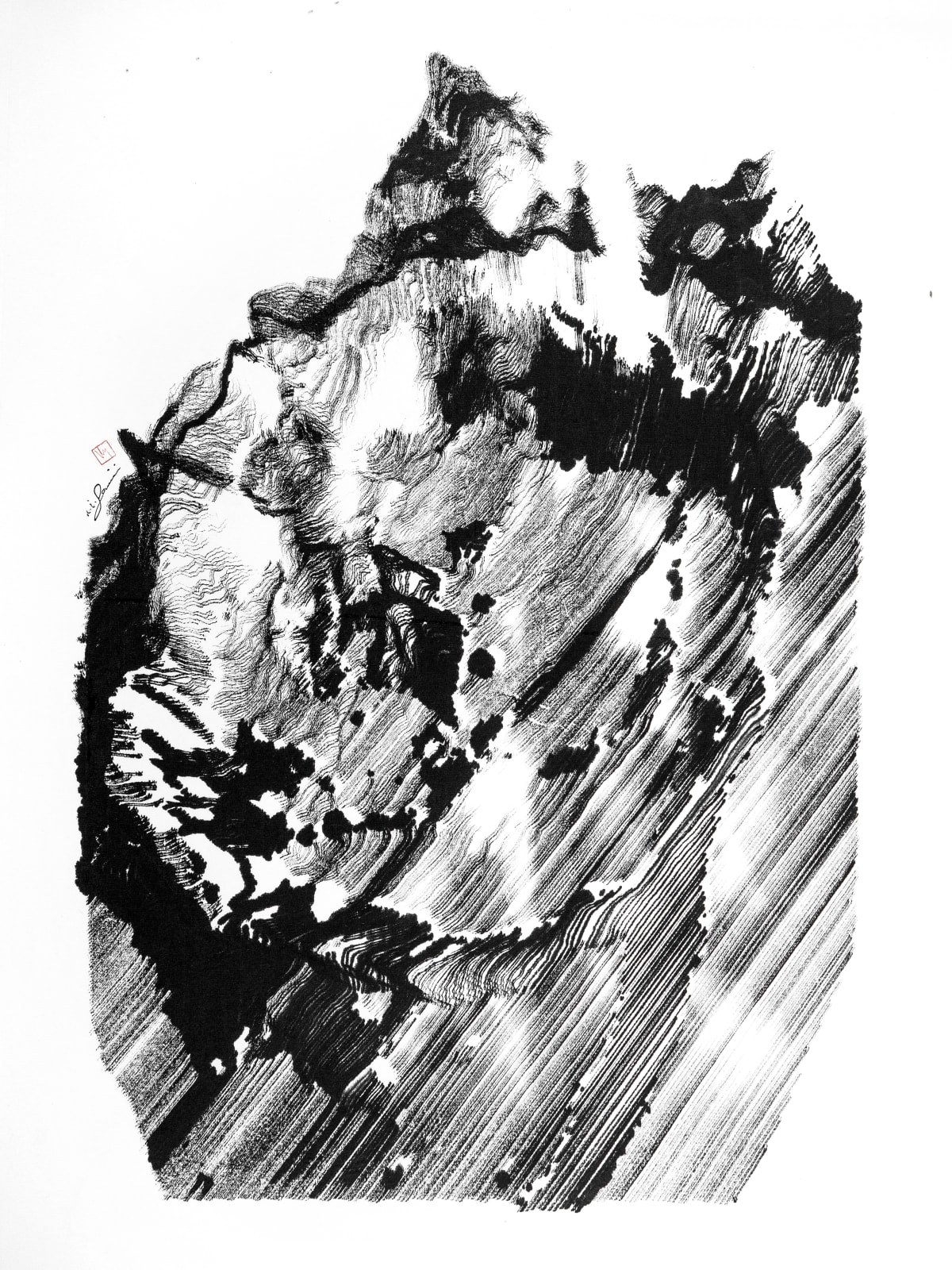 Victor Wong & A.I. Gemini 黃宏達、A.I. Gemini, Far Side of the Moon 0006《月球背面 0006》, 2019