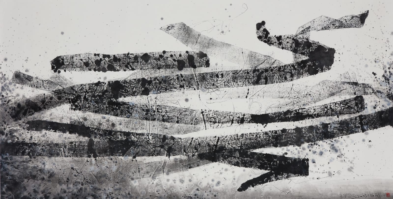 Wang Huangsheng 王璜生, Tracing Vision 161003《痕象 161003》, 2016