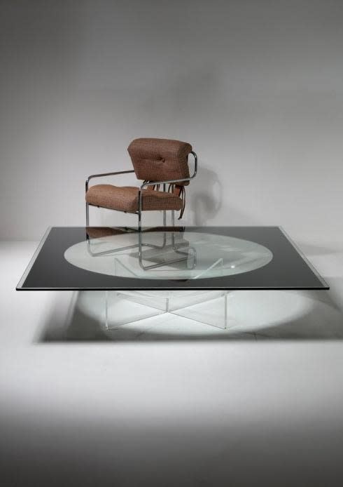 Unknown, Rare extra large low table, 1970s