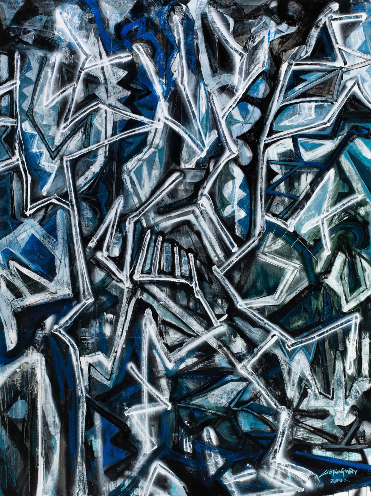 Liu Yangwen 劉養聞, Night Falls Again《夜幕再次降臨》, 2022