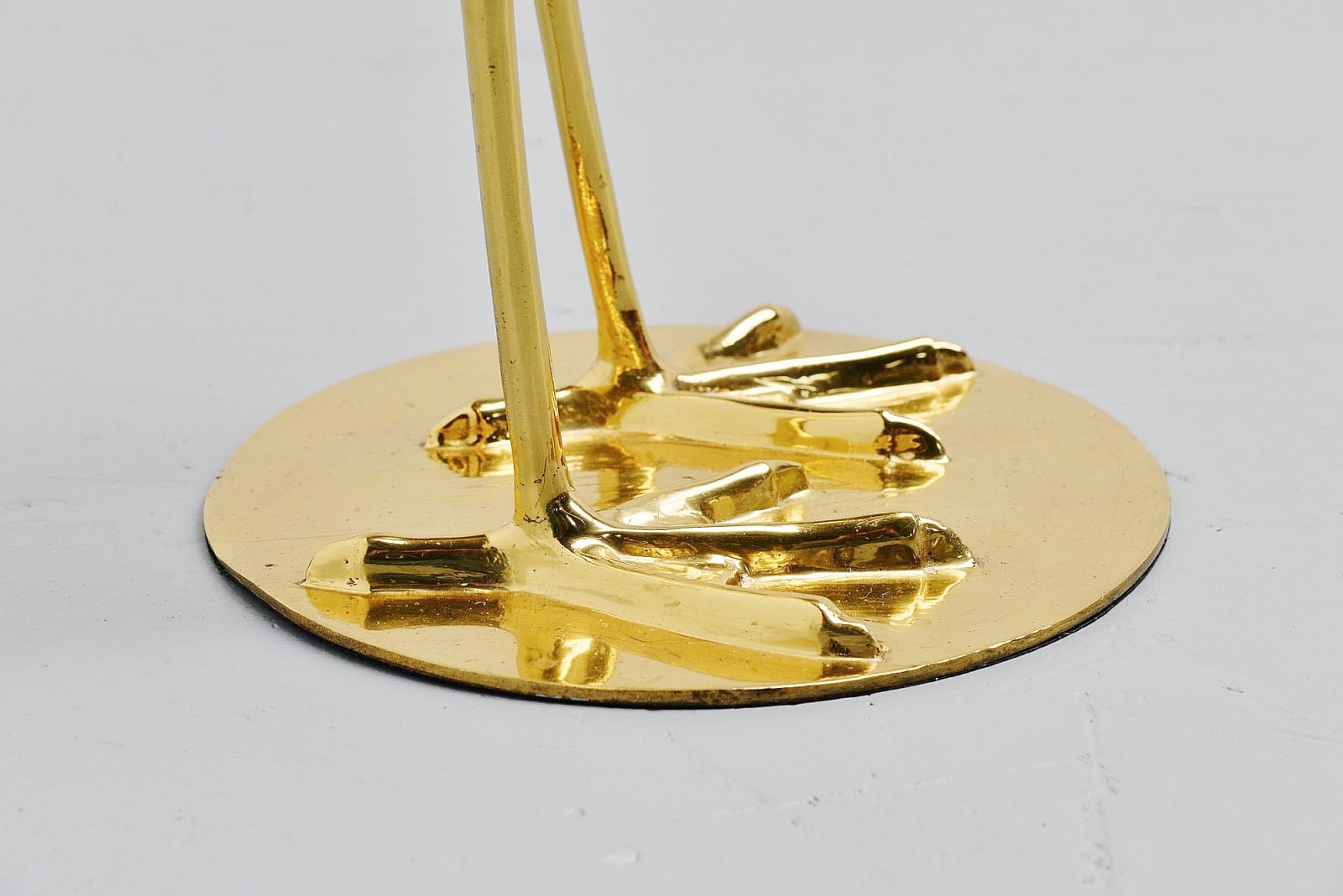 Unknown, Decorative bronze crane sculpture, 1970