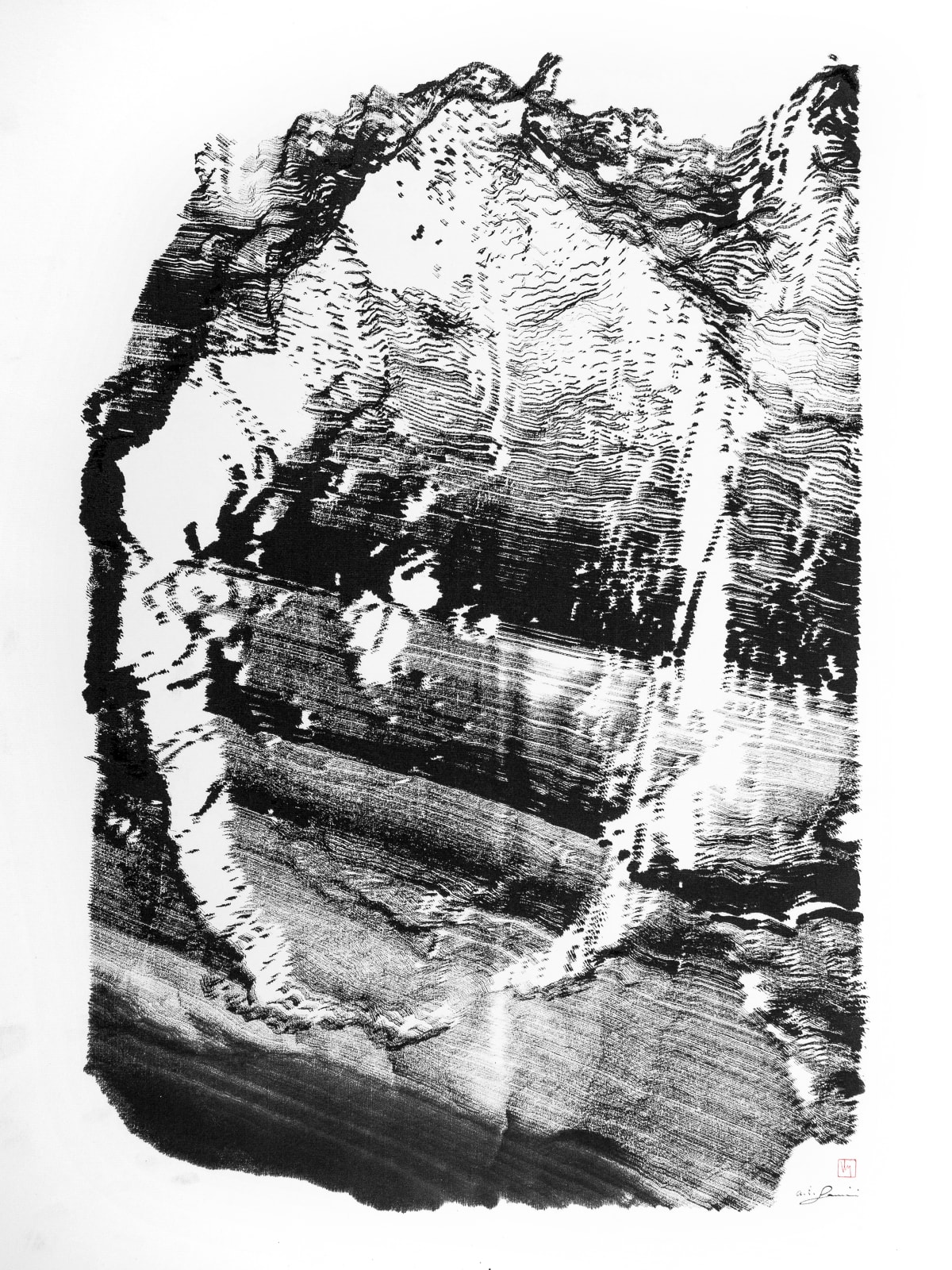 Victor Wong & A.I. Gemini 黃宏達、A.I. Gemini, Far Side of the Moon 0005 《月球背面 0005》, 2019