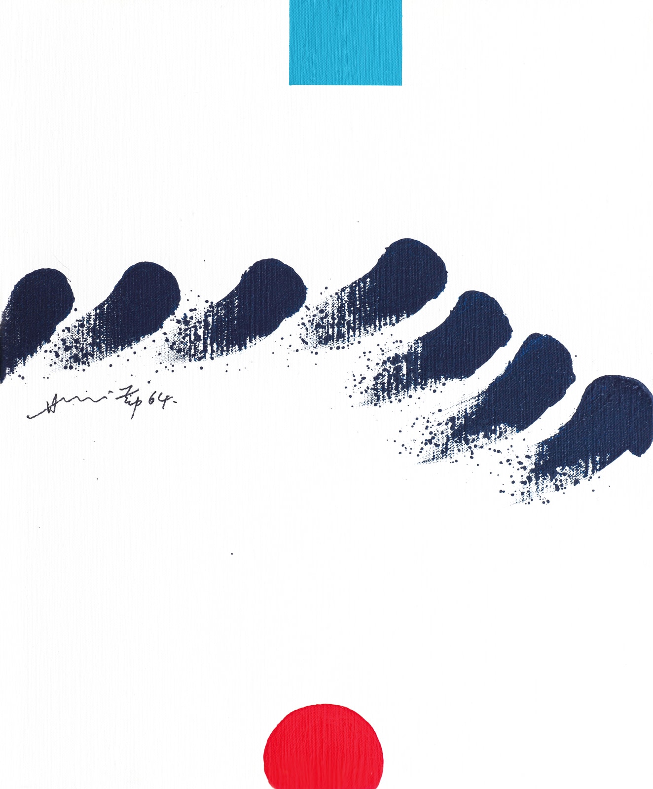 Hsiao Chin 蕭勤, Cause Of Life-2《緣生-2》, 1964