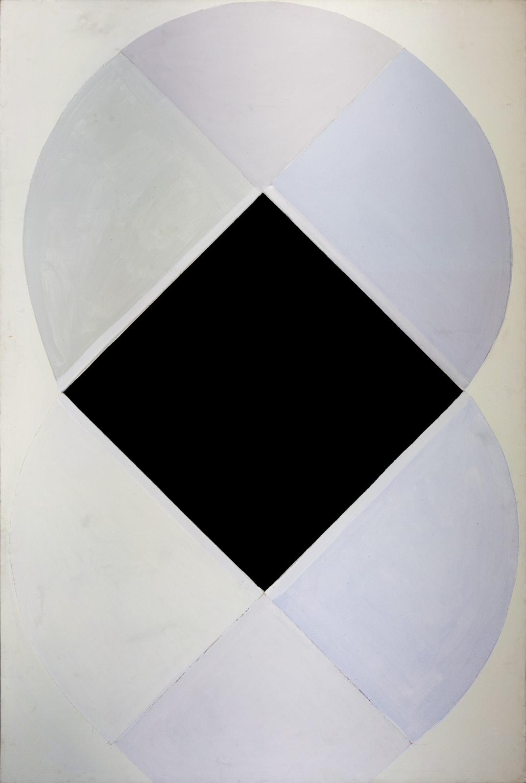 Terry Frost 泰瑞．佛洛斯特, Black, White Collage《黑、白拼貼》, 1976