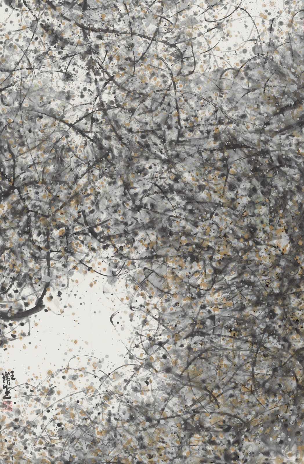 Wang Huangsheng 王璜生, Silver Dew in Autumn Wind《金風銀露》, 2017