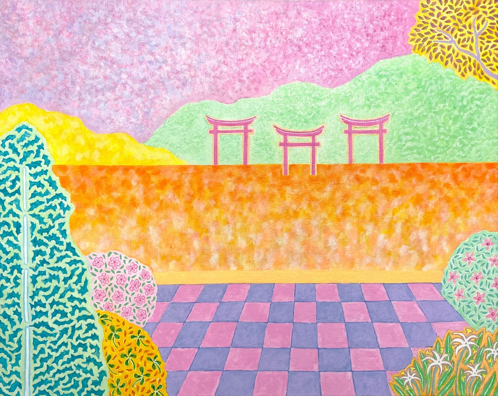 Curtis Chan 陳漢希, Viewing the Torii Gates from a Distance《遠看鳥居時》, 2024