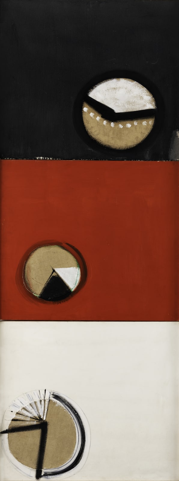 Terry Frost 泰瑞.佛洛斯特, Red, Black and White《紅、黑與白》, 1963
