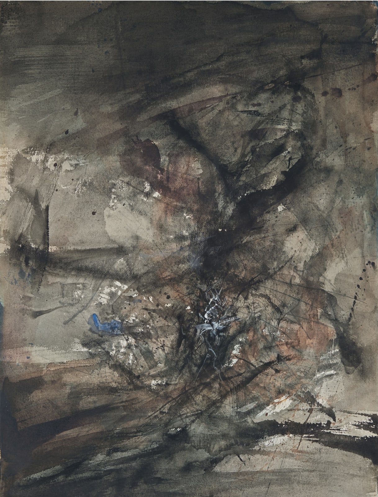 Zao Wou-Ki 趙無極, Untitled《無題》, 1964
