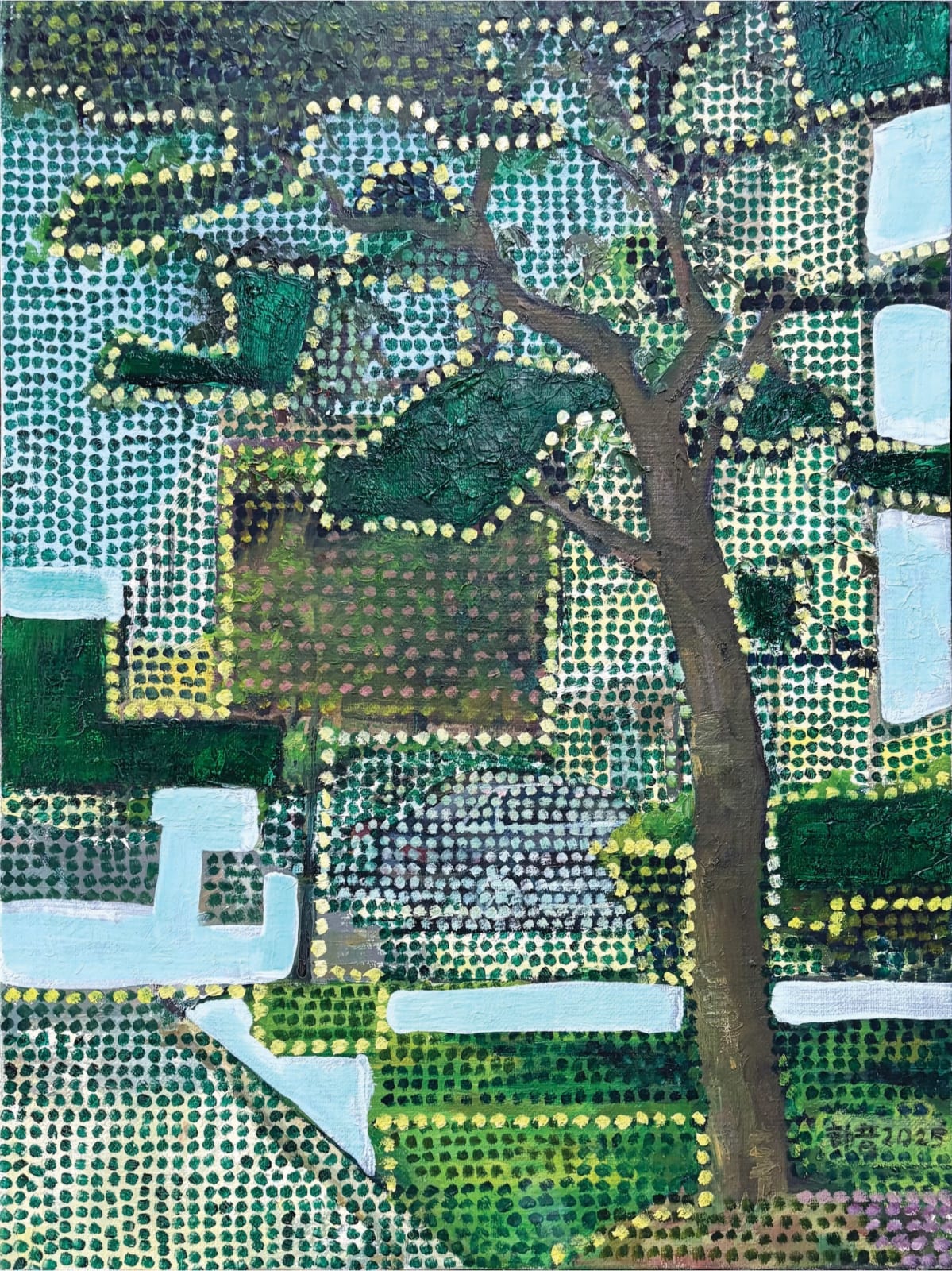 Wang Jieyin 王劼音, Sunlit Silhouettes 2《夏日樹影(二)》, 2025