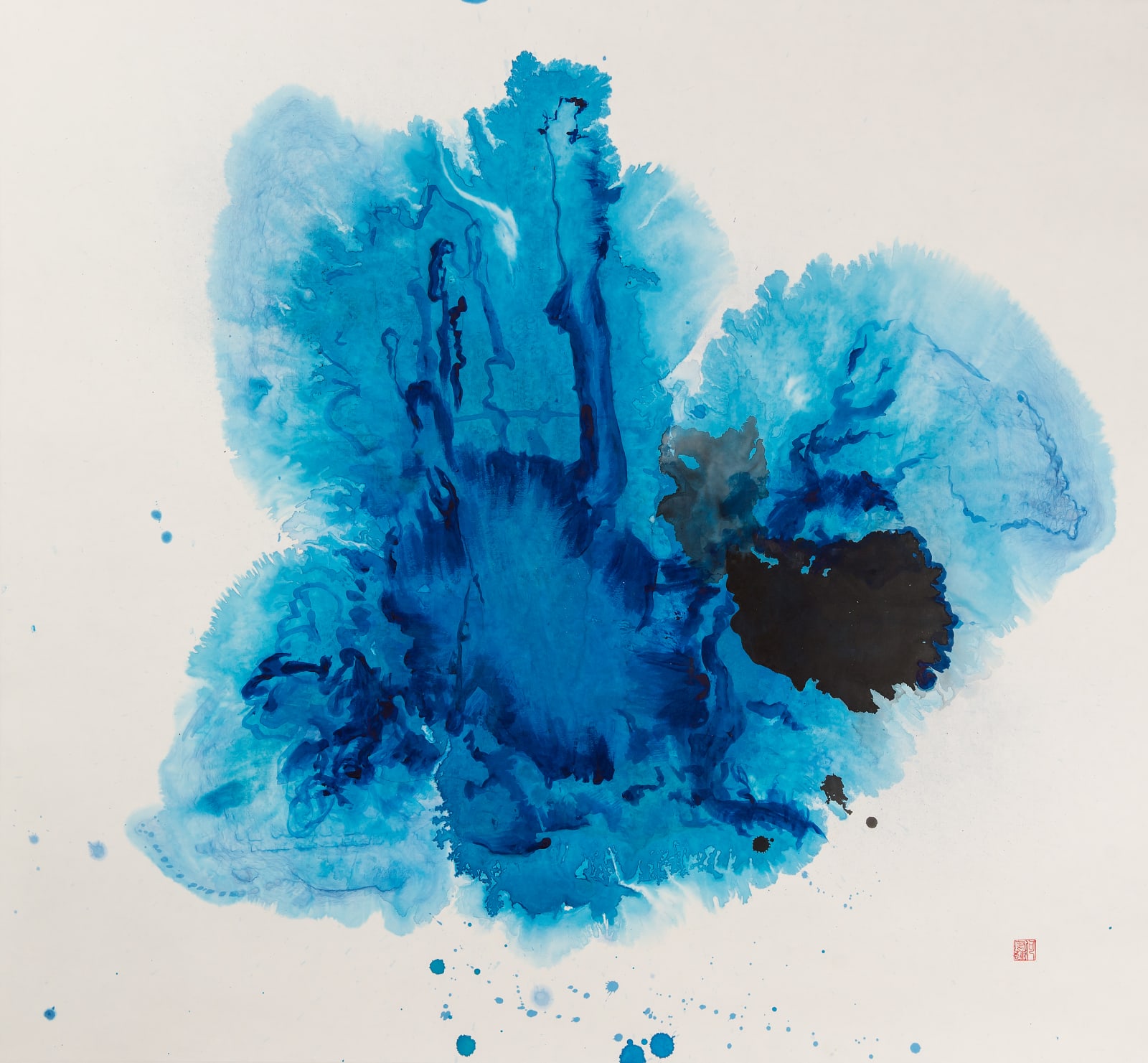 Chloe Ho 何鳳蓮, Blue Flora 2《藍花兒 2》, 2017