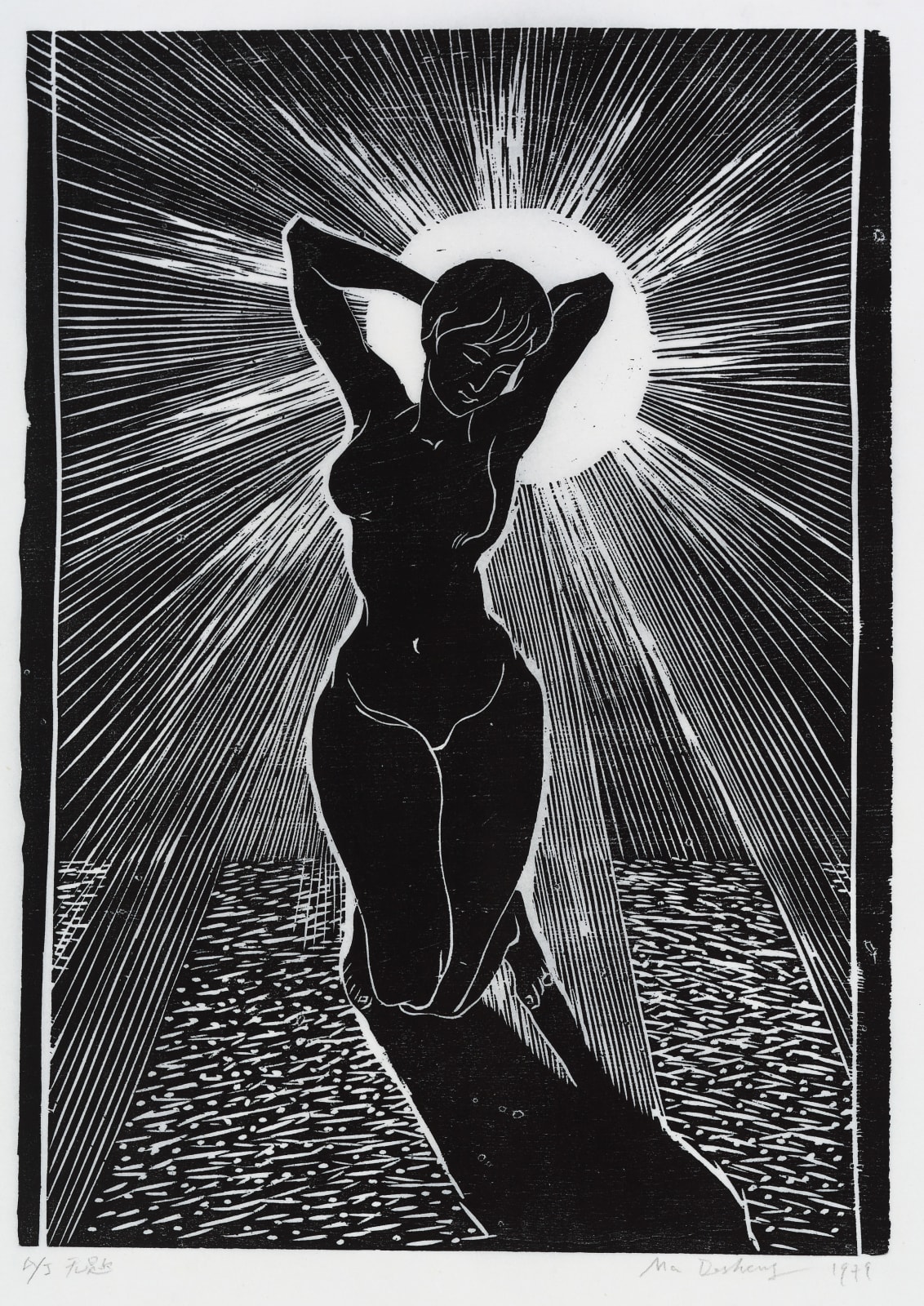 Ma Desheng 馬德升, Female Profile《女體》, 1979