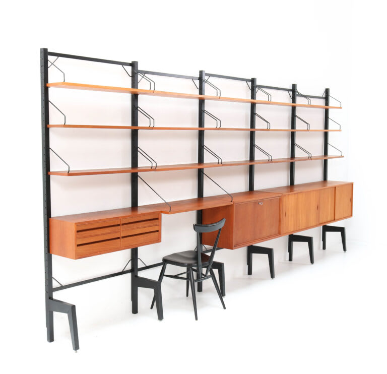 Poul Cadovius, Free Standing Wall Unit, 1960s