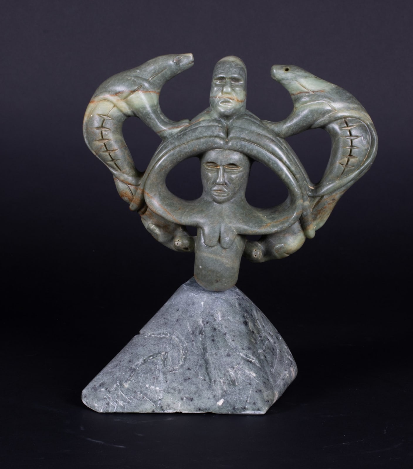 Abraham Anghik, Composition with Sedna & Qulliq, 2025