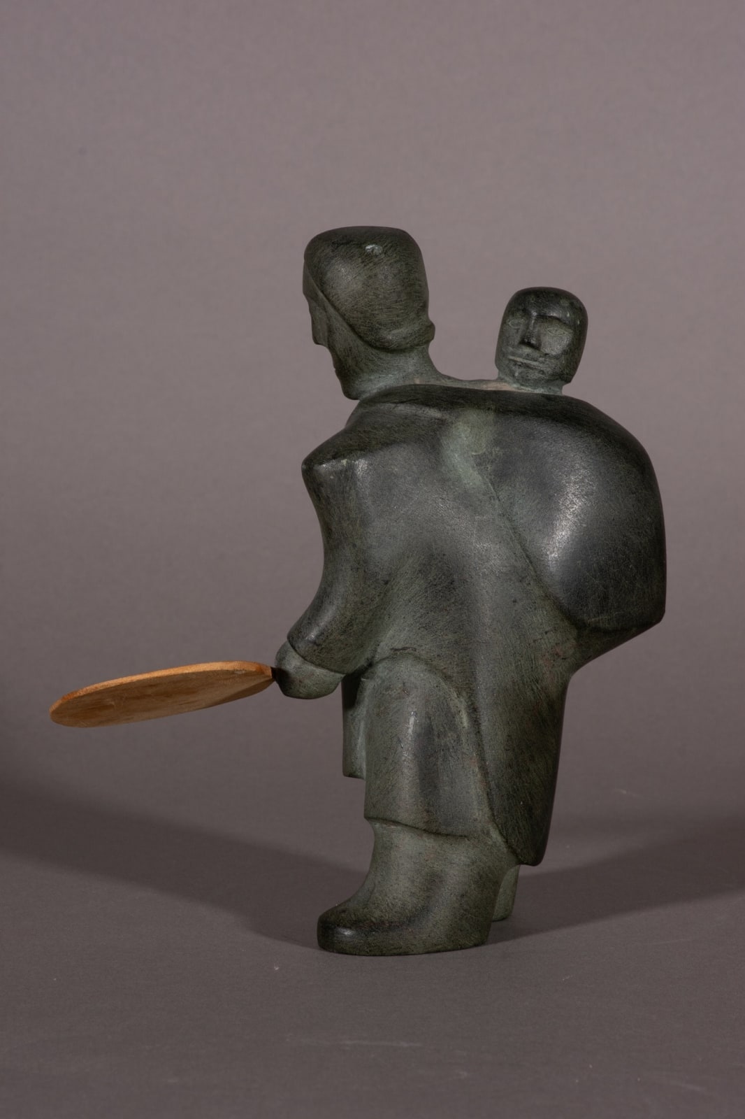 George Tataniq, Mother & Child with Drum/ mere et enfant avec tambour, ca. 1975