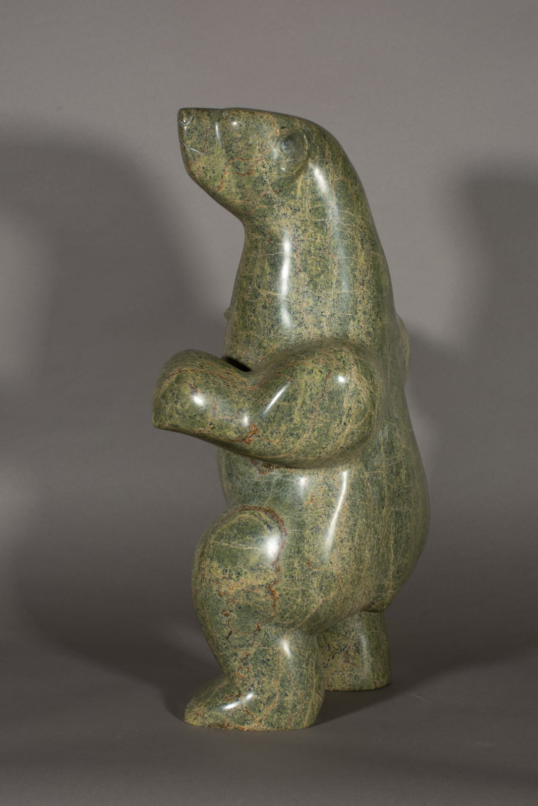 Ashevak Tunnillie, Upright Bear / ours debout, ca. 2000
