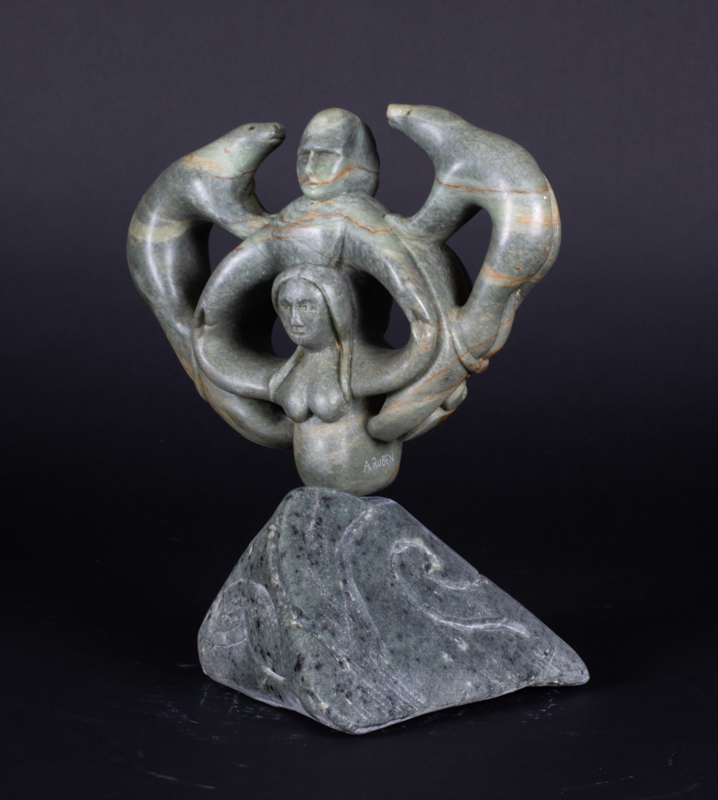 Abraham Anghik, Composition with Sedna & Qulliq, 2025