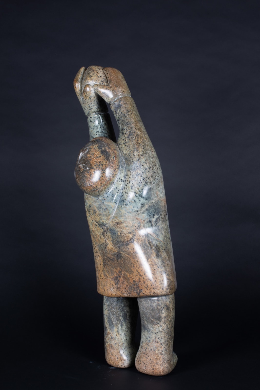 Anghik Ruben, Abraham, Child with Snowball / enfant ave boule de neige, 2000