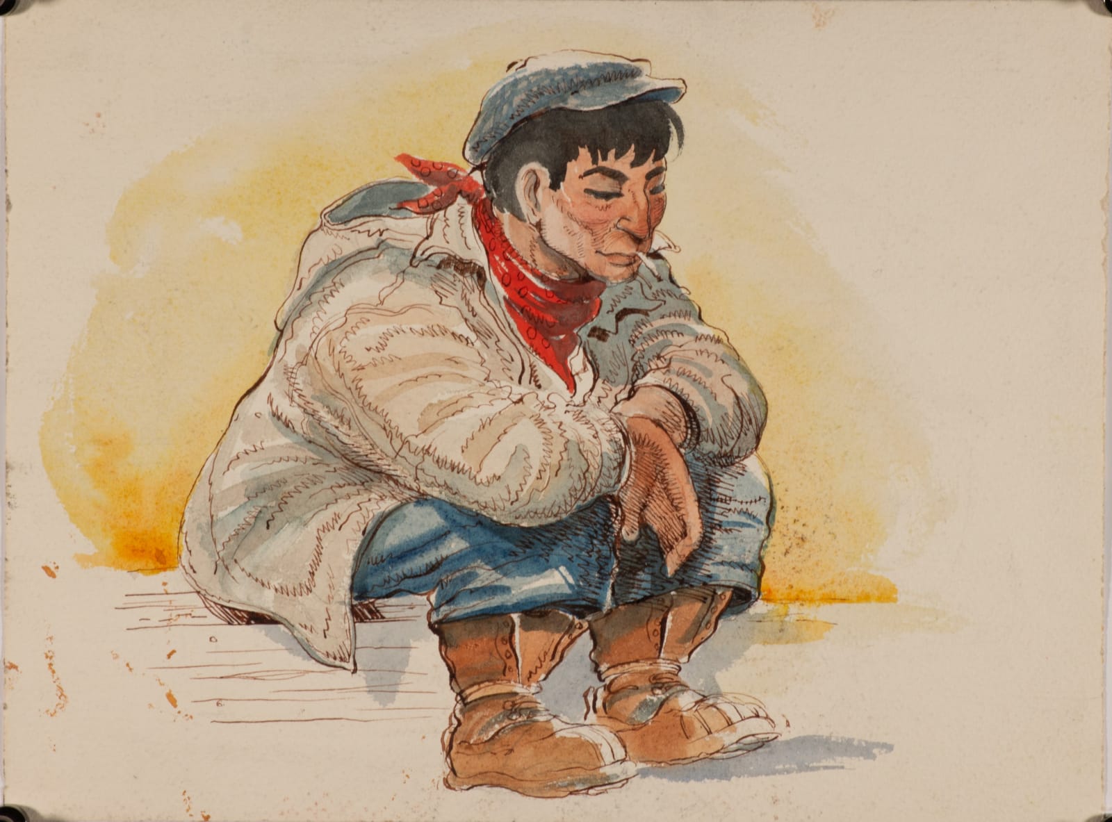 James Houston, Untitled (Young Kivalliq Woman), ca. 1956