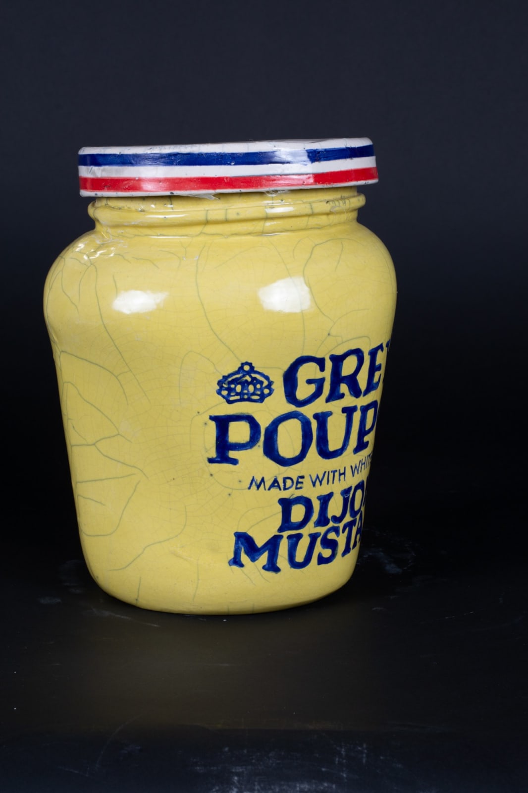 Karen Shapiro, Grey Poupon Jar, 2025