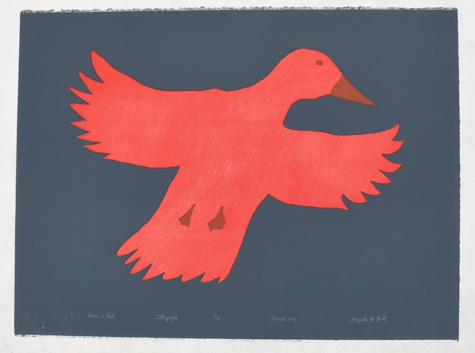 Sheojuk Etidloie, Raven in Red, 1996