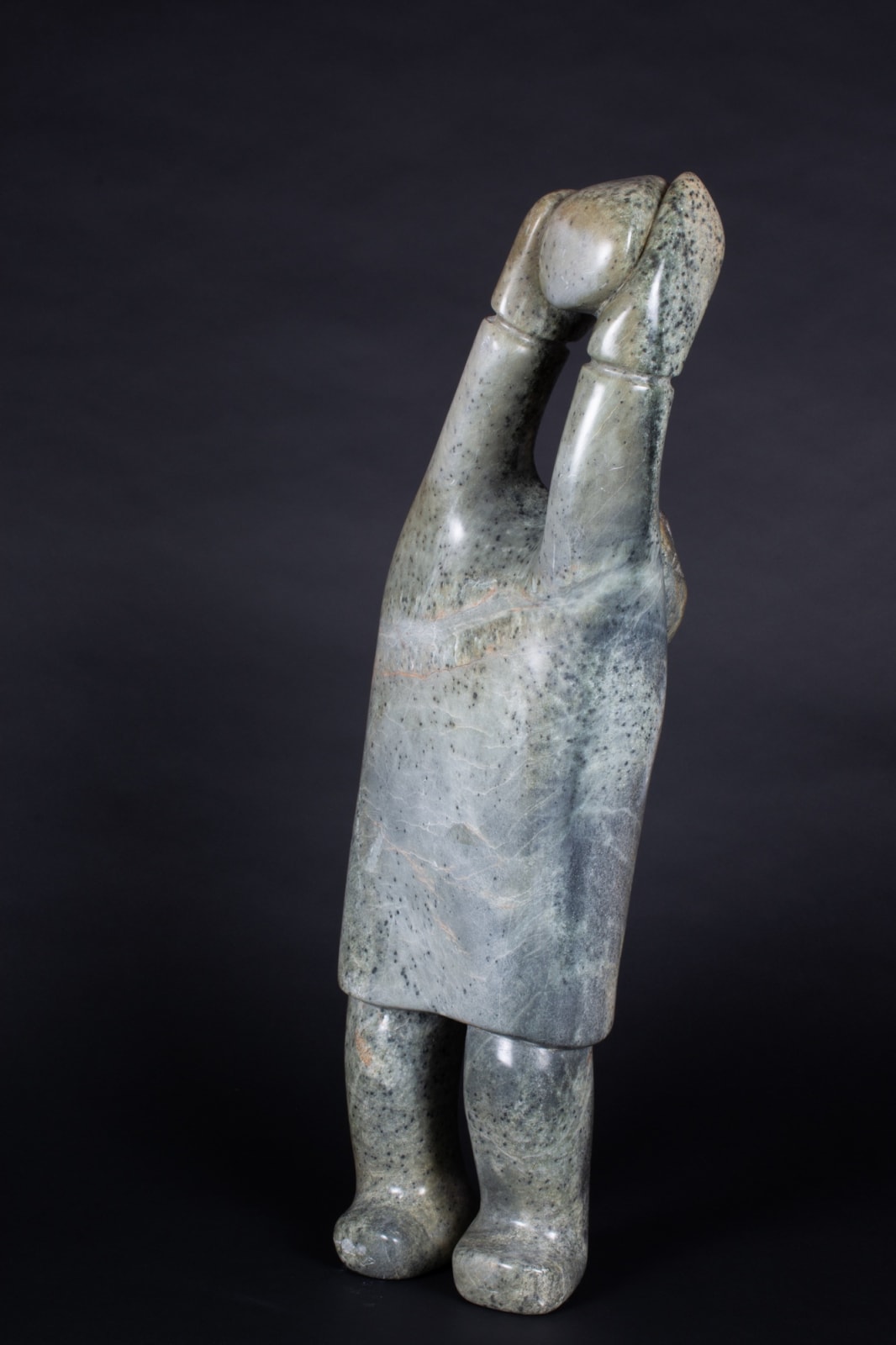 Anghik Ruben, Abraham, Child with Snowball / enfant ave boule de neige, 2000