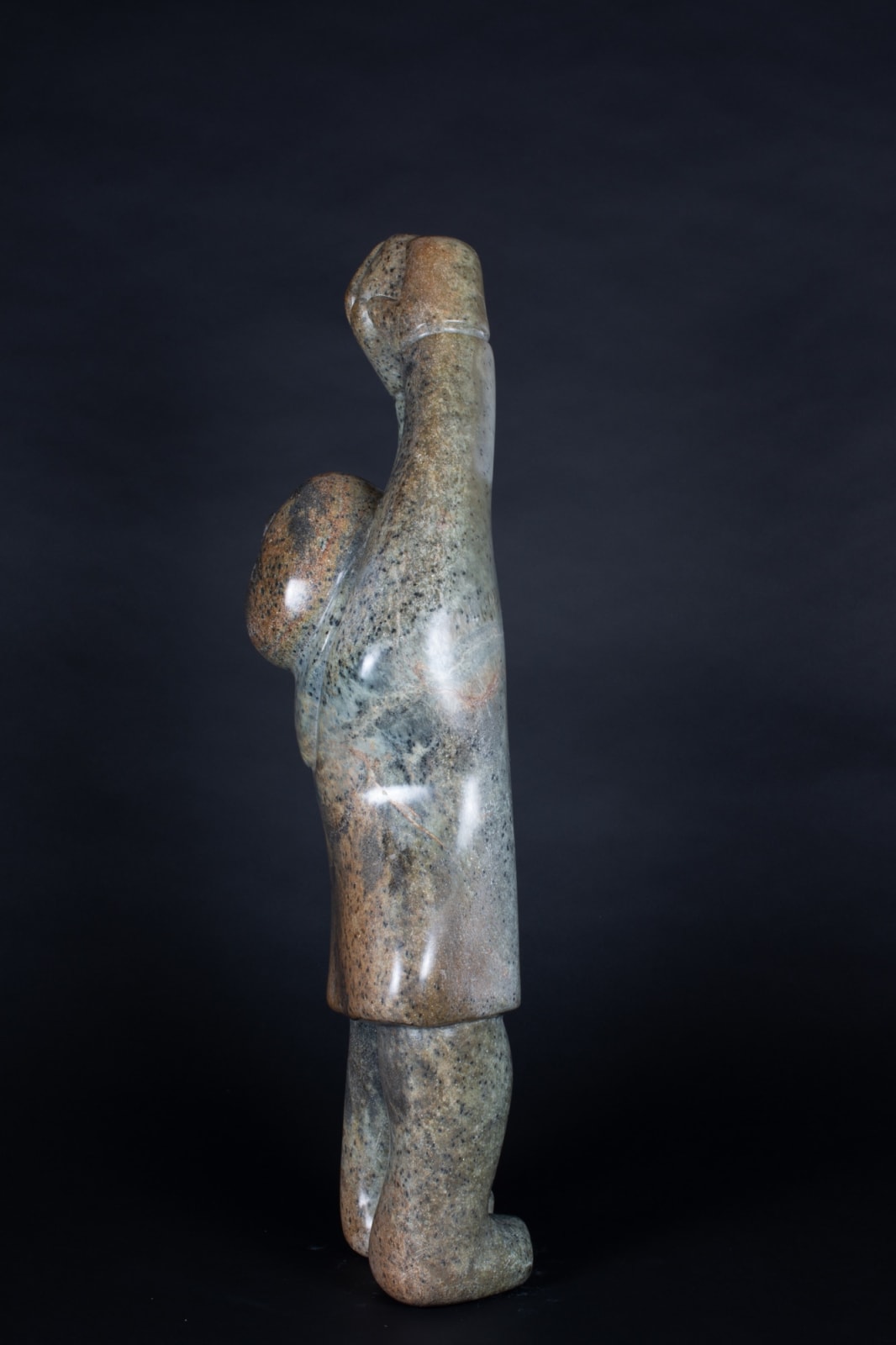 Anghik Ruben, Abraham, Child with Snowball / enfant ave boule de neige, 2000