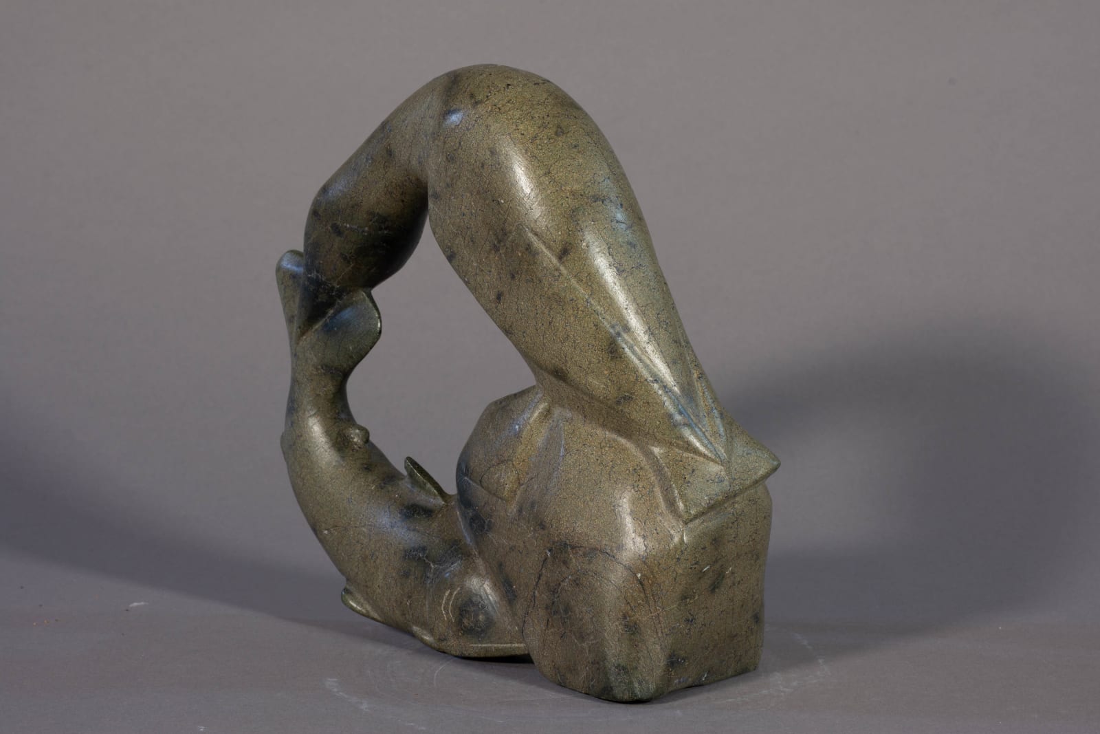 Qavaroak (Kabubawa) Tunnillie, Bird & Fish / Oiseau & poisson, ca. 1975