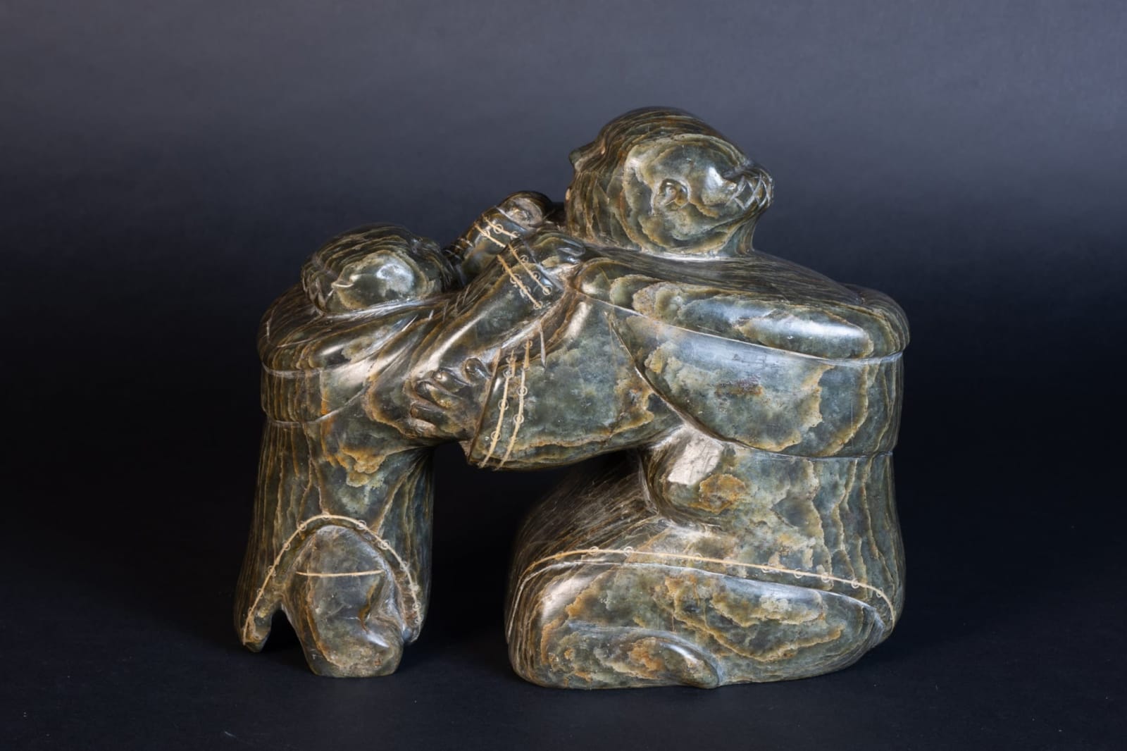 (attrib) Eli Weetaluktuk, Mother & Child / mere et enfant, ca. 1953