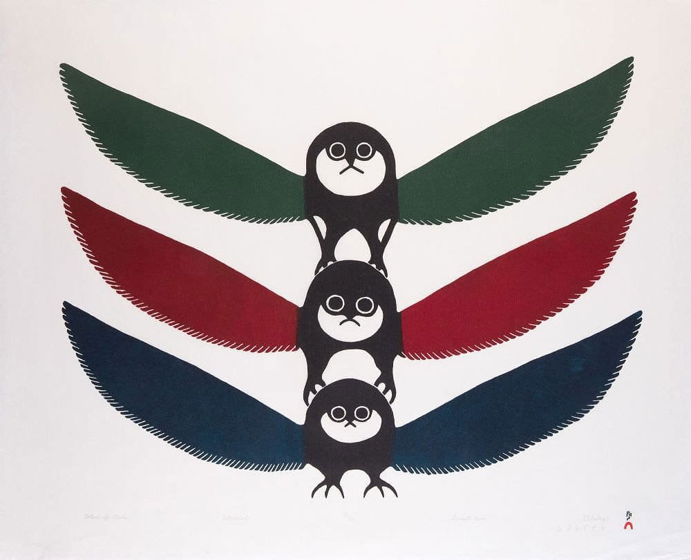 Ohotaq Mikkigak, Totem of Owls, 2000