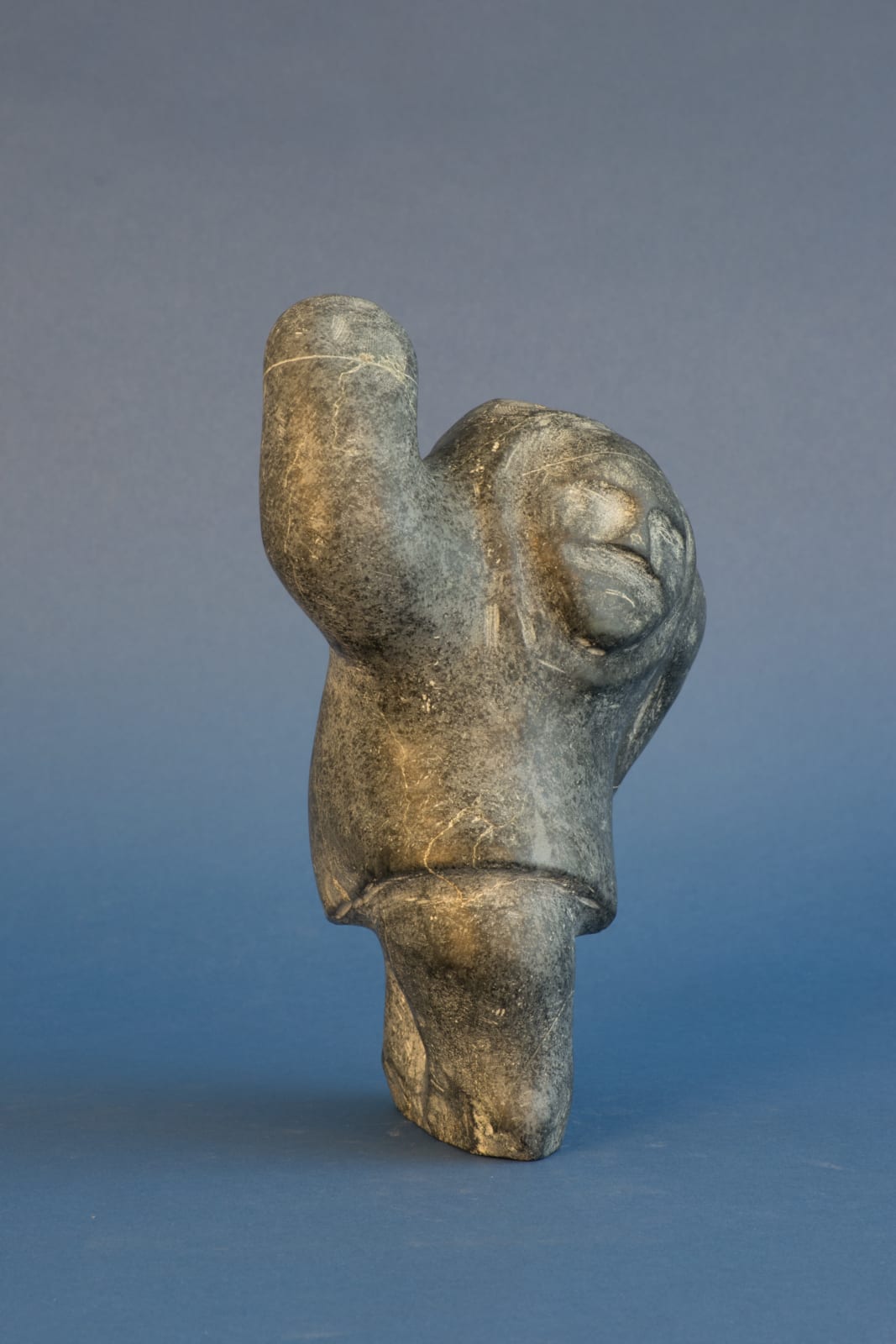 Barnabus Arnasungaaq, Inuk With Arm Raised / Inuk avec le bras levé , ca. 2000