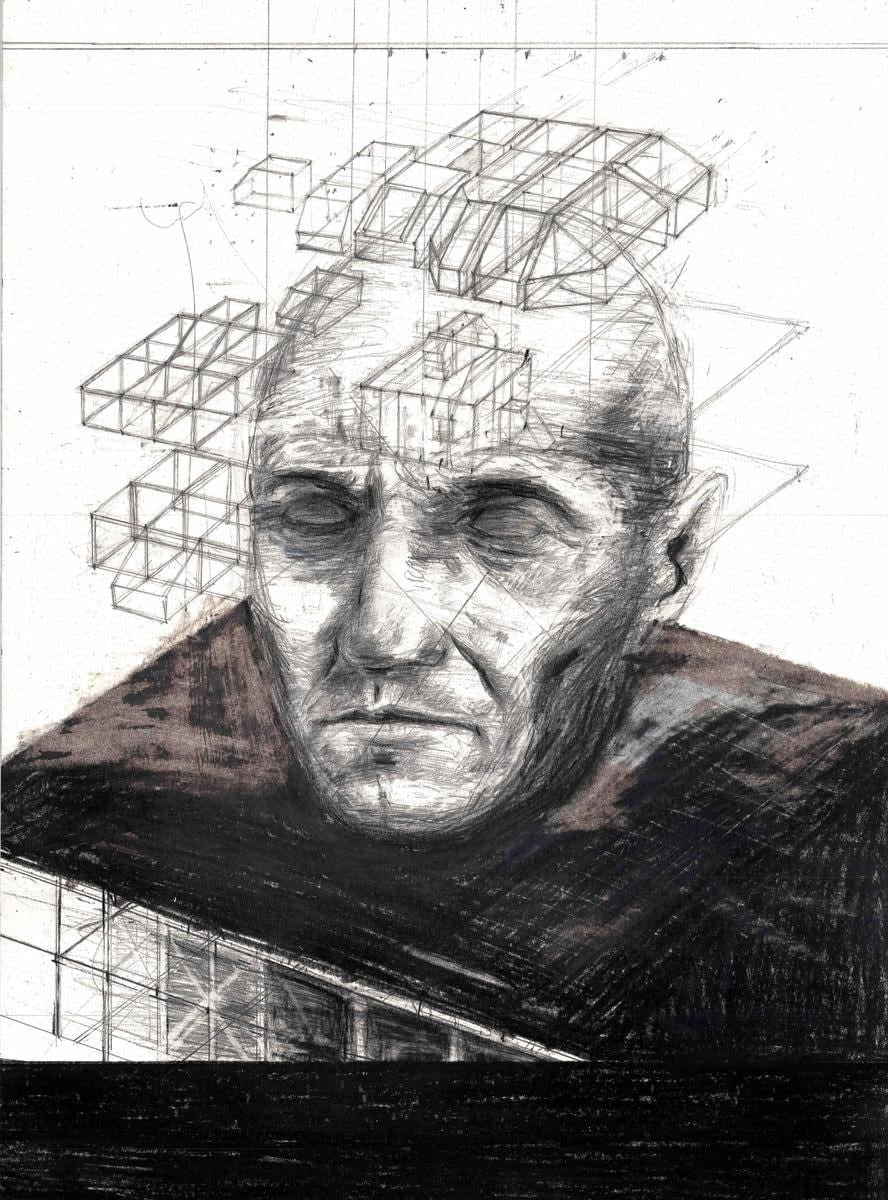 Baktash Sarang, Portrait #9, 2018
