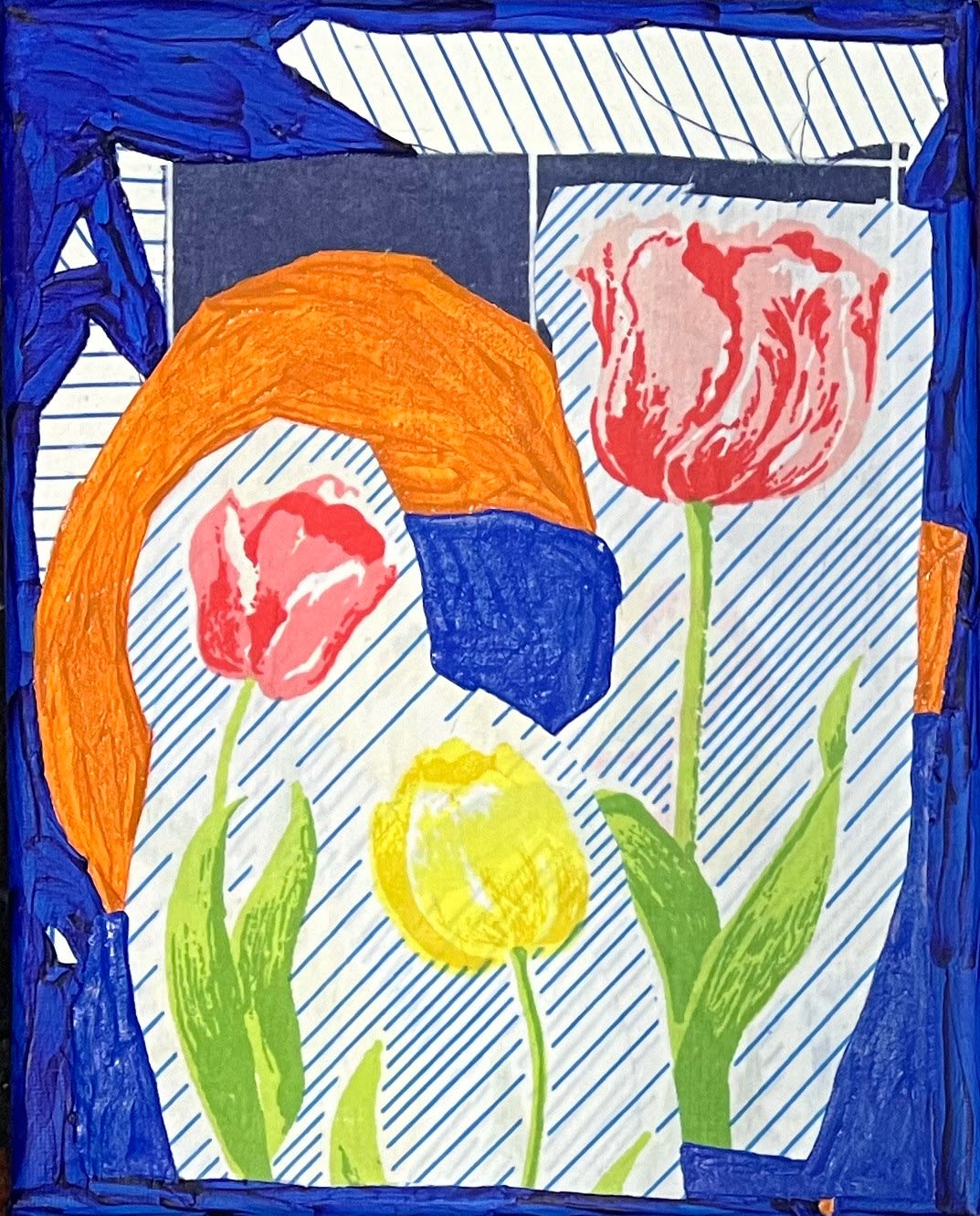 Natalie Petrosky, Tulip Study (Blue), 2024