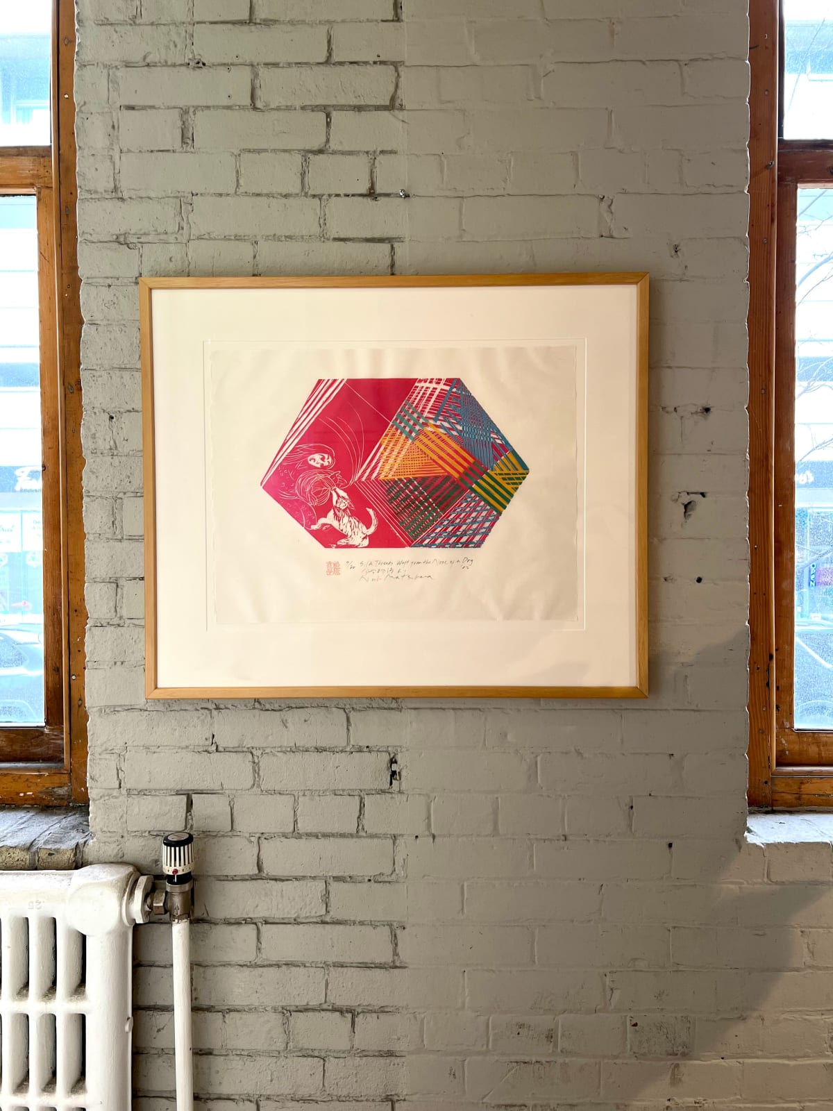 Naoko Matsubara, Silk Threads Waft from the Nose of a Dog 9/20, 2002