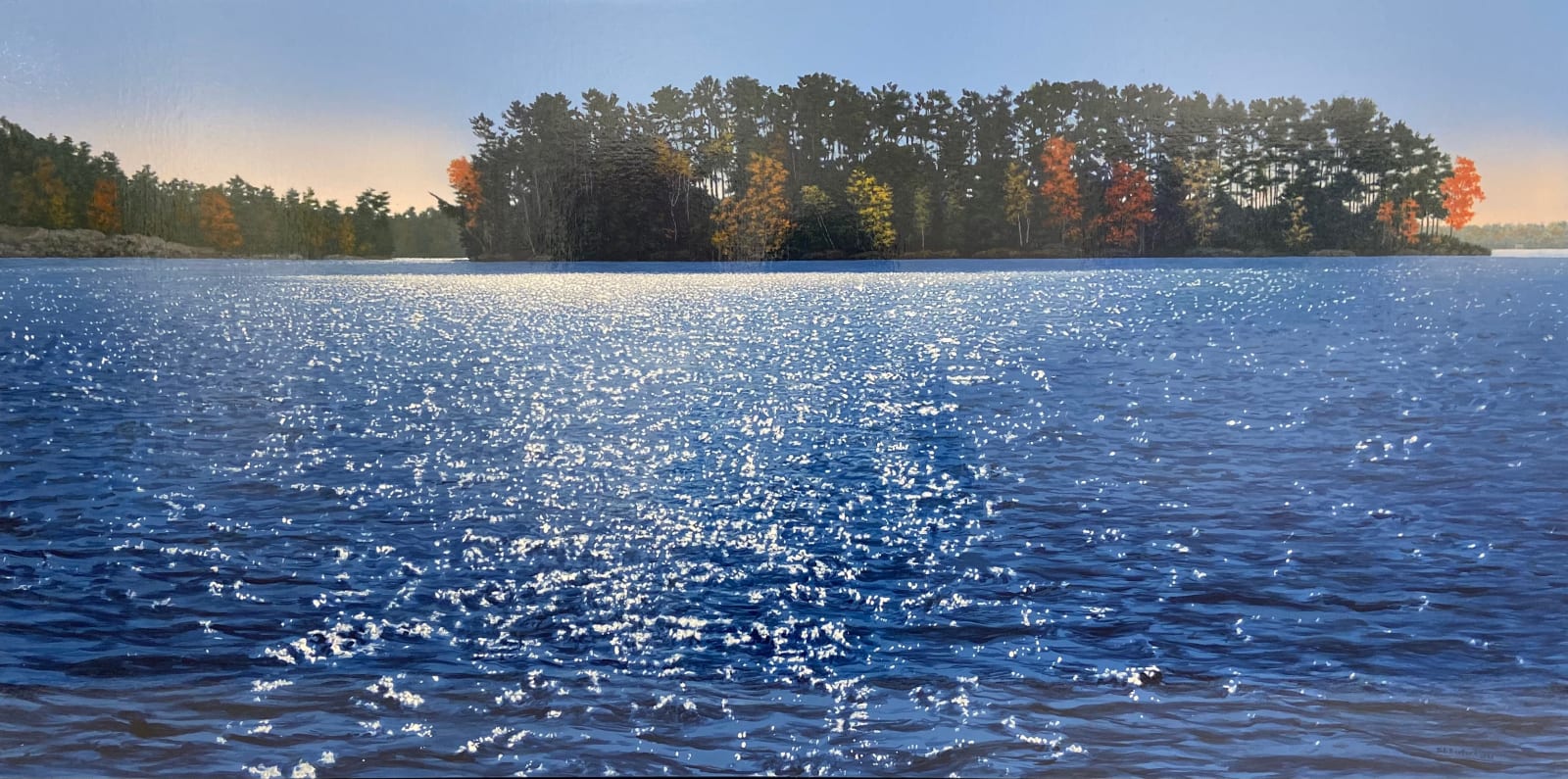 D.A. Dunford, Diamonds on the Water, 2021