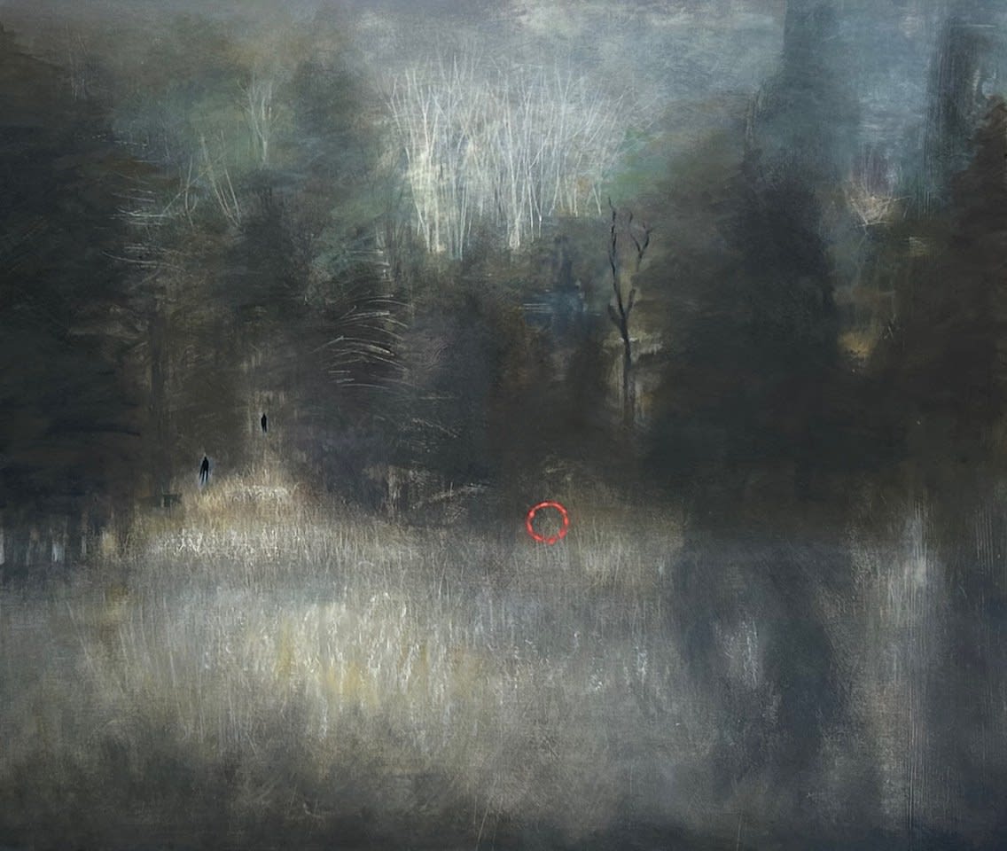 Marie Rioux, Le cercle rouge/ The red circle, 2024