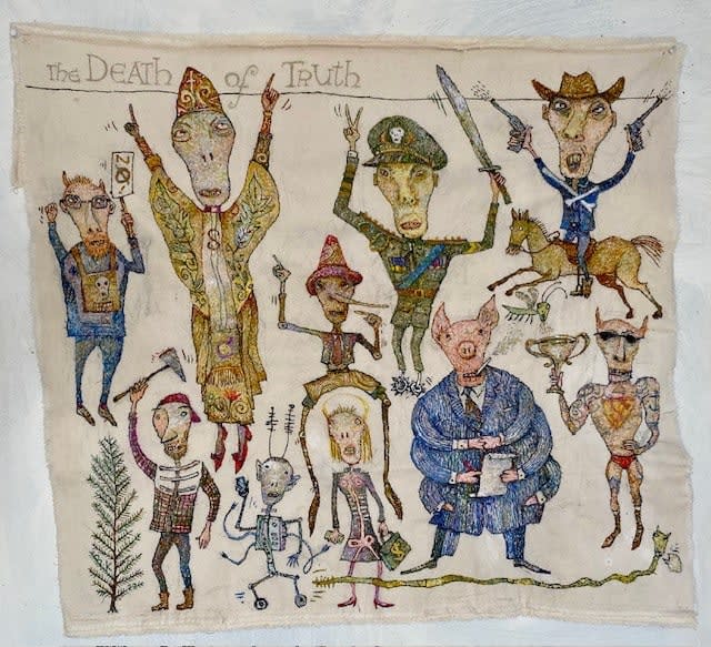 Barbara Klunder, The Death of Truth, 2022