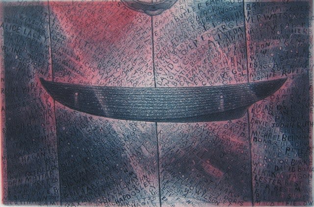 David Blackwood, Dante's Barque , 2011