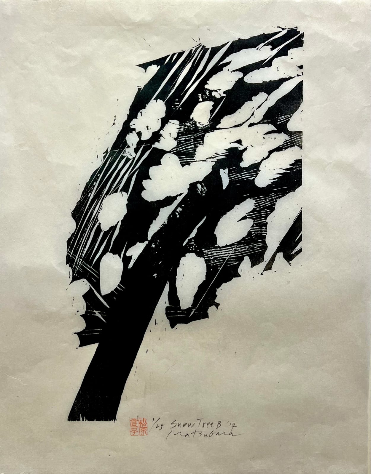Naoko Matsubara, Snow Tree B 1/25, 2014