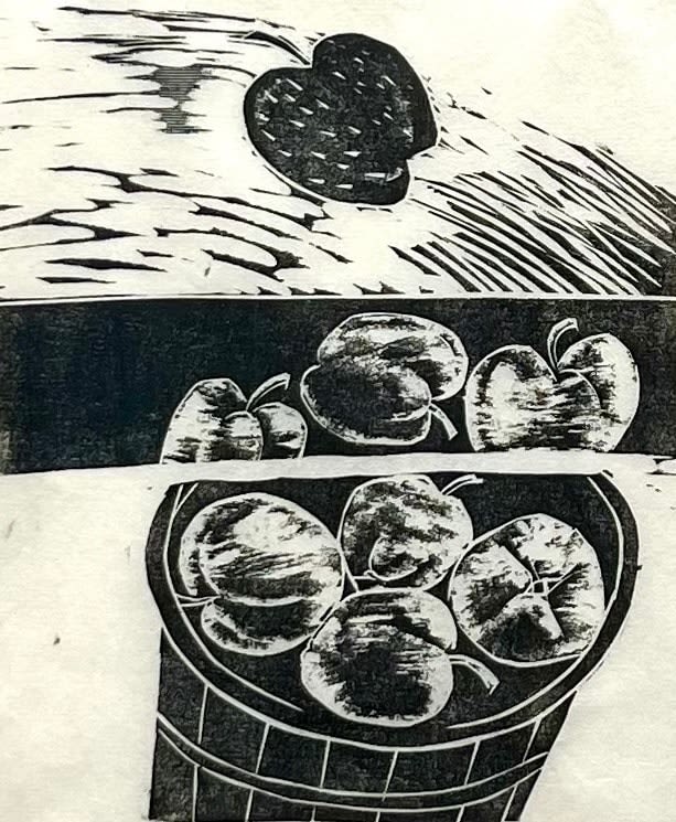 Naoko Matsubara, I Saw an Apple Flying Away 19/25, 1977