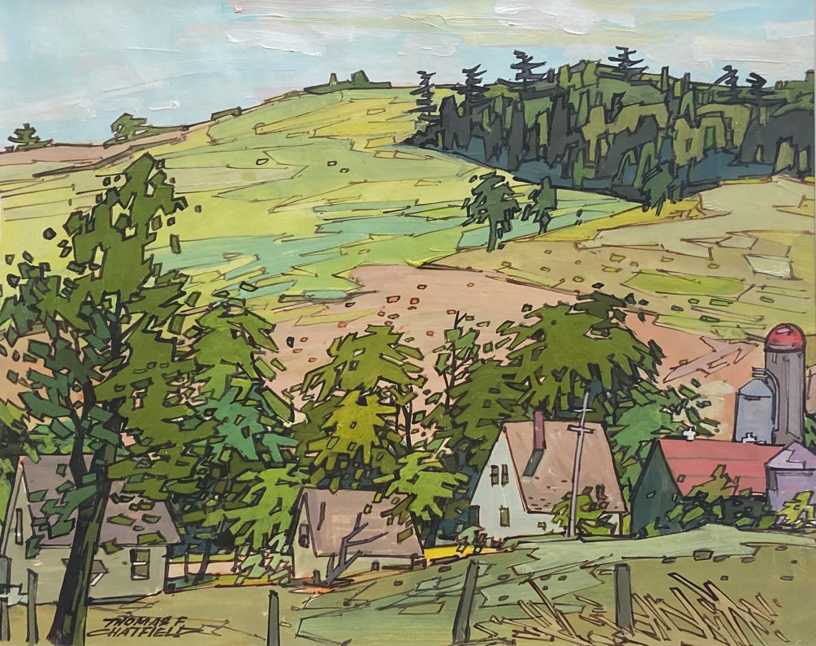 Thomas Chatfield, A Summer Farm, Aurora, Ont.