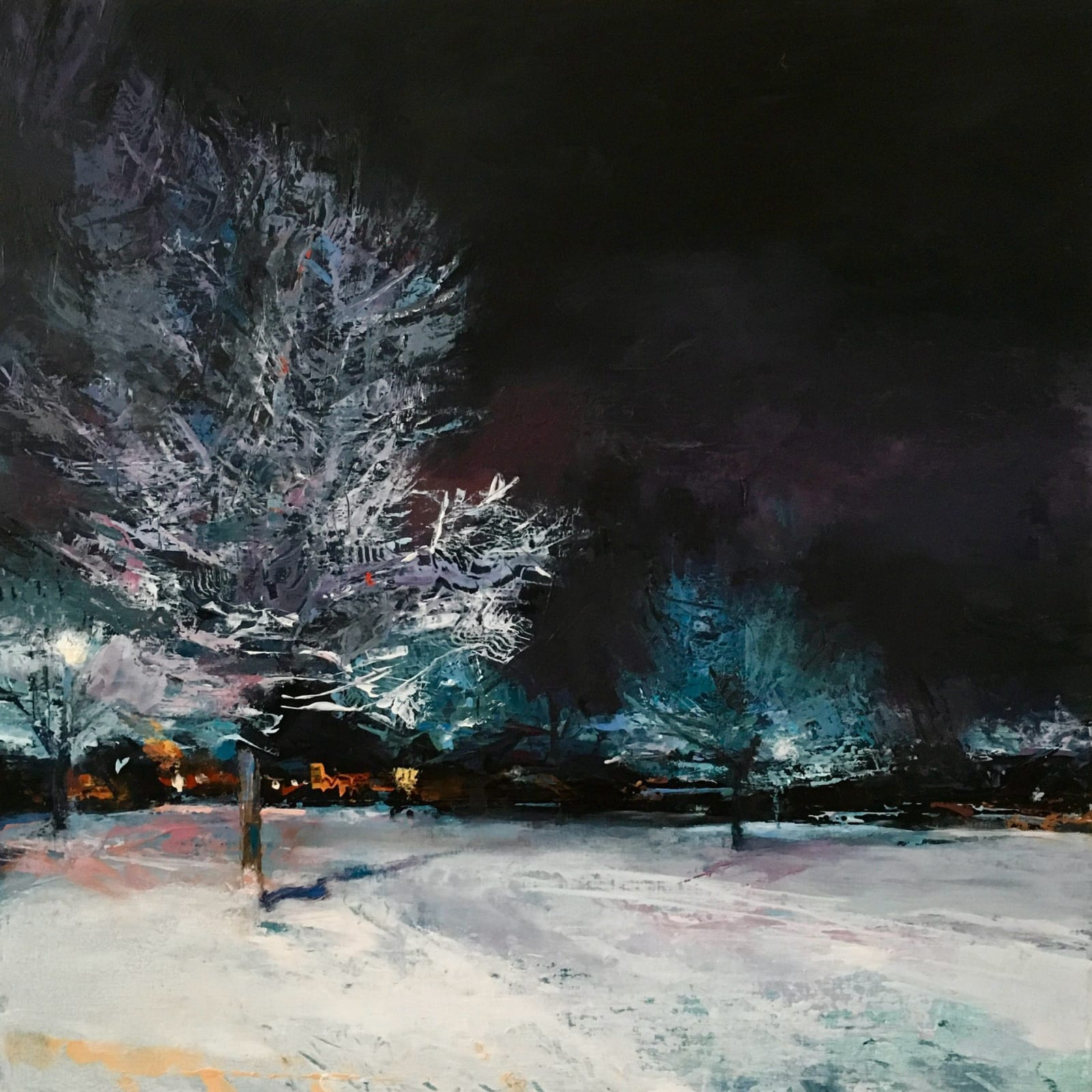 Leslie Norgate, Winter Night, Sorauren Park, 2023