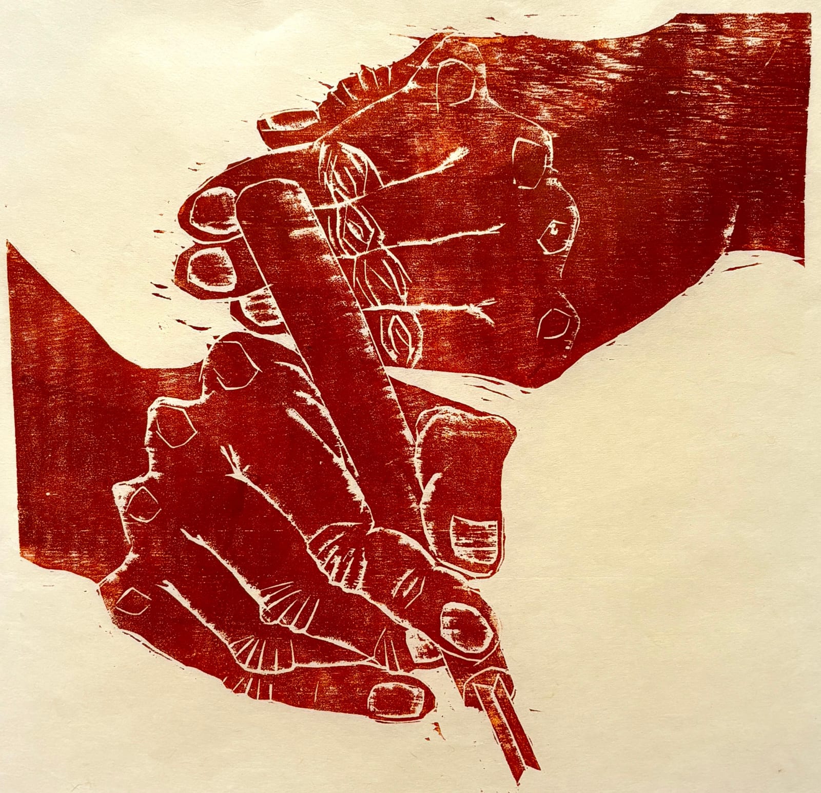 Naoko Matsubara, Woodcut 12/30, 1974