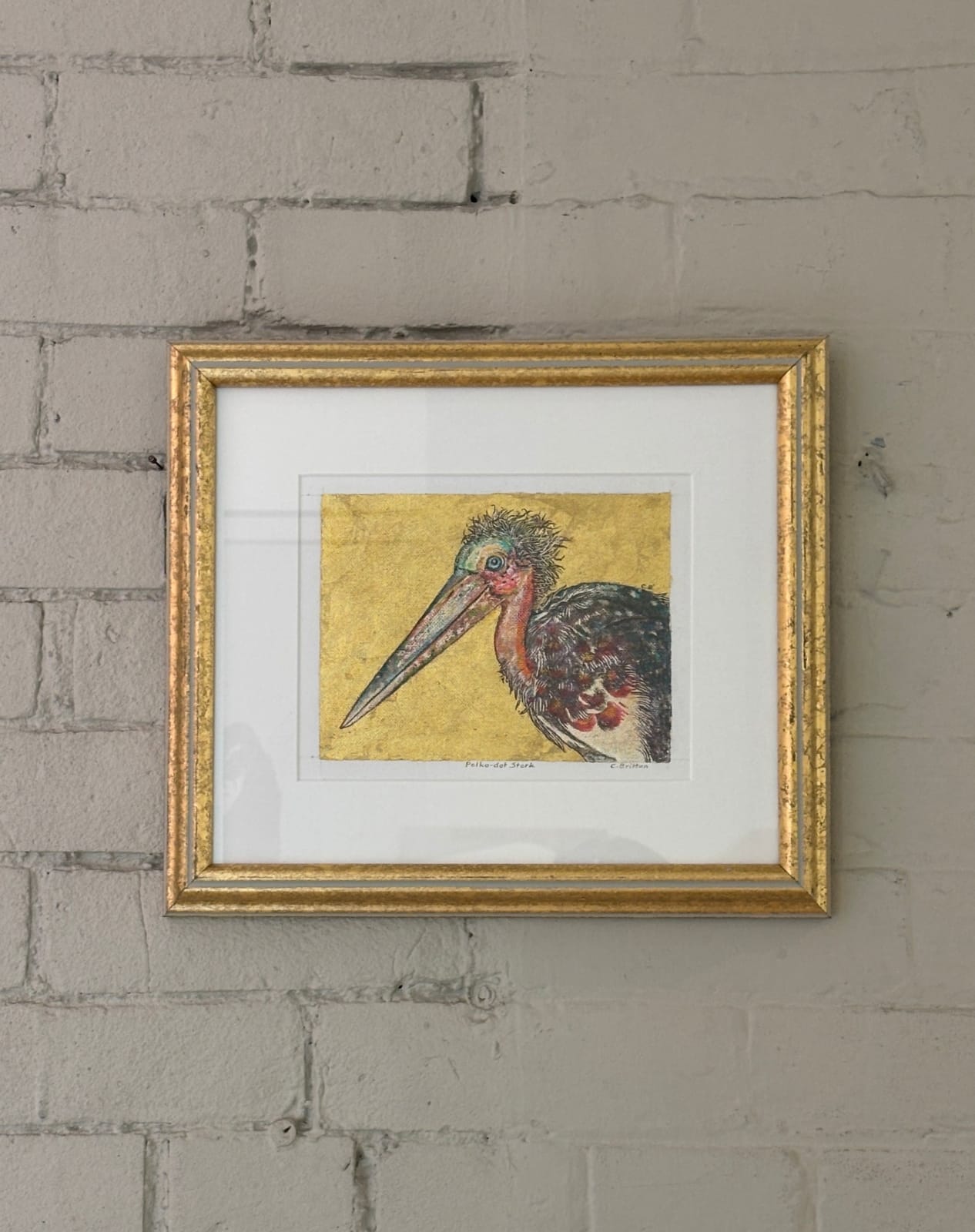 Cora Brittan, Polka-Dot Stork, 2022