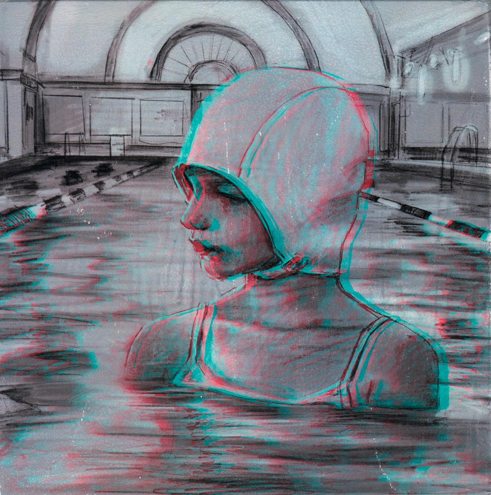Kelly Grace, Indoor Pool 3D ed. of 10, 2025