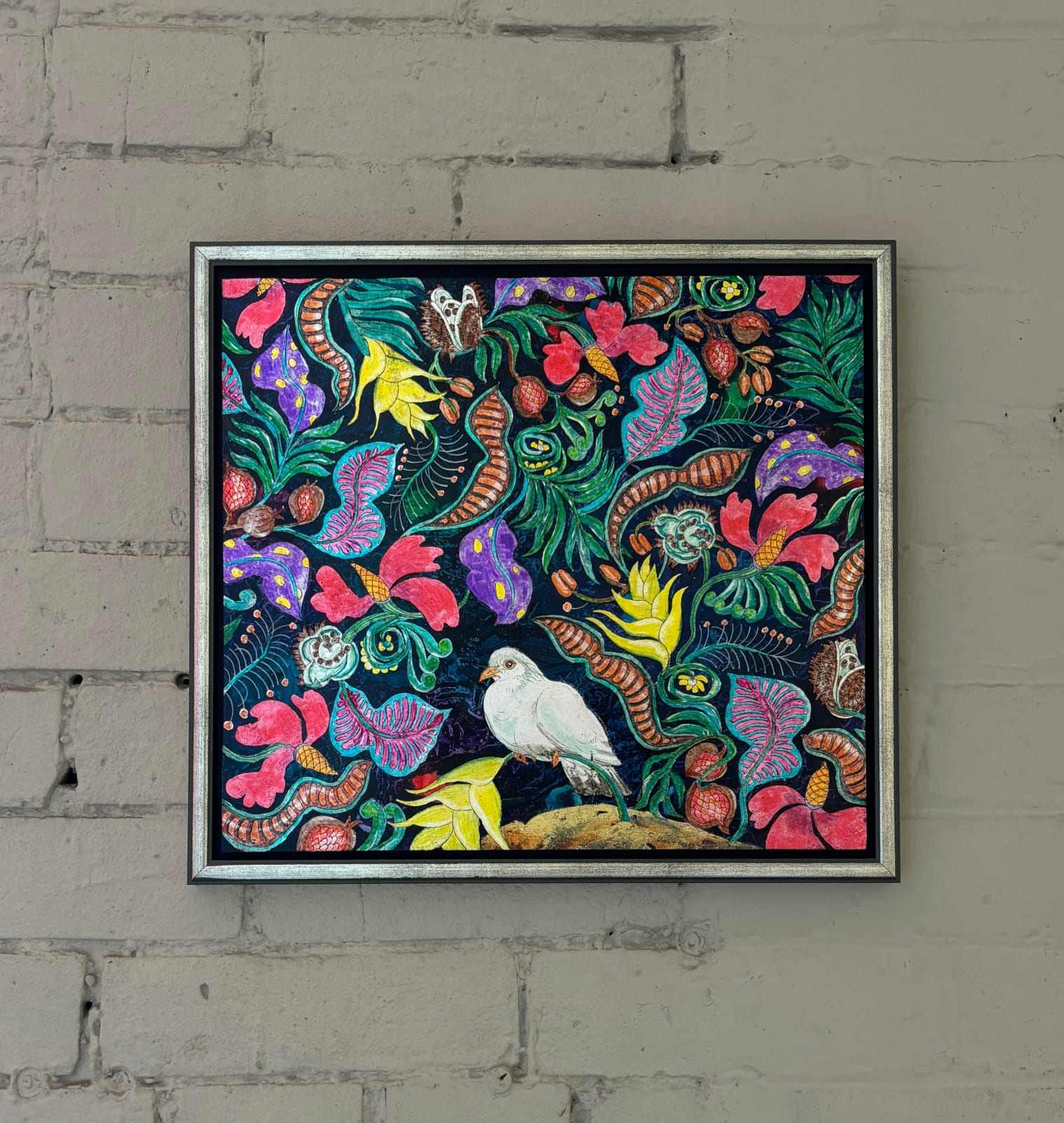 Cora Brittan, Dove in a Magic Garden, 2018