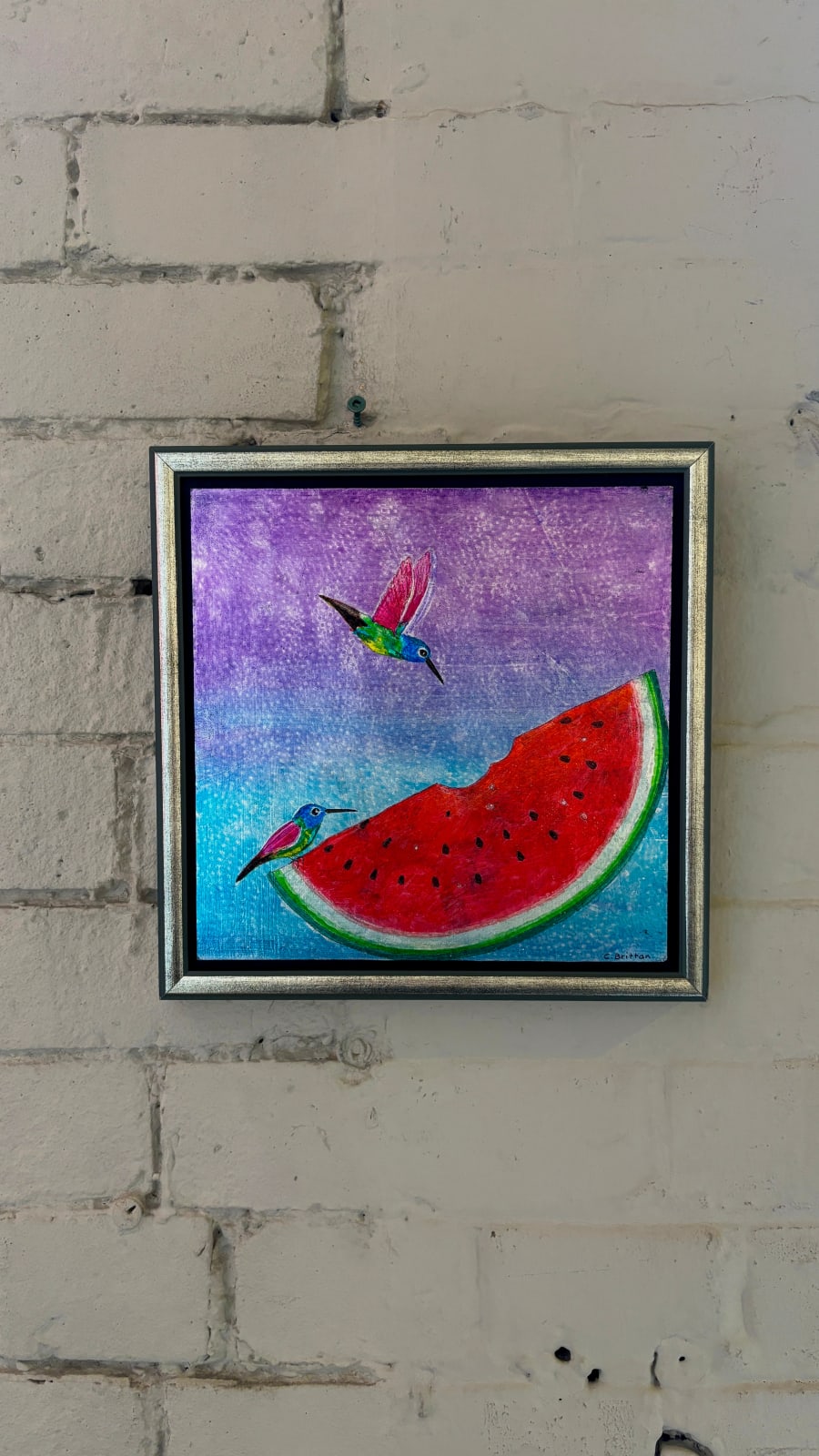 Cora Brittan, Two Hummingbirgds, 2018