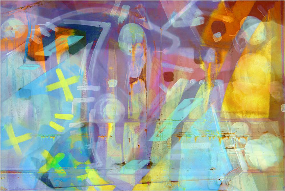 Arnold Zageris, Abstract Collage #11 1/6, 2018