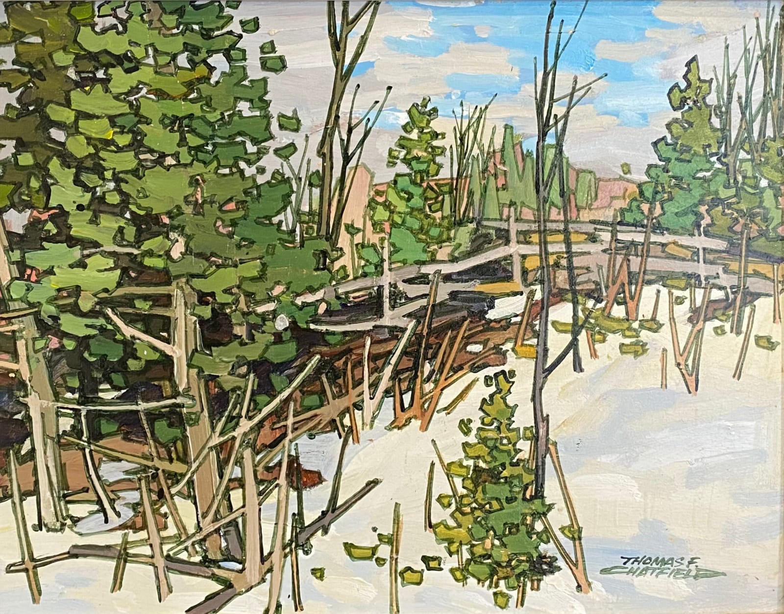 Thomas Chatfield, Split Rail Fence